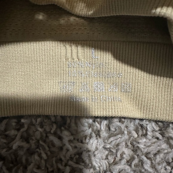 Nude Lace Front Criss-Cross Support Bralette - Size Large - Picture 5 of 5